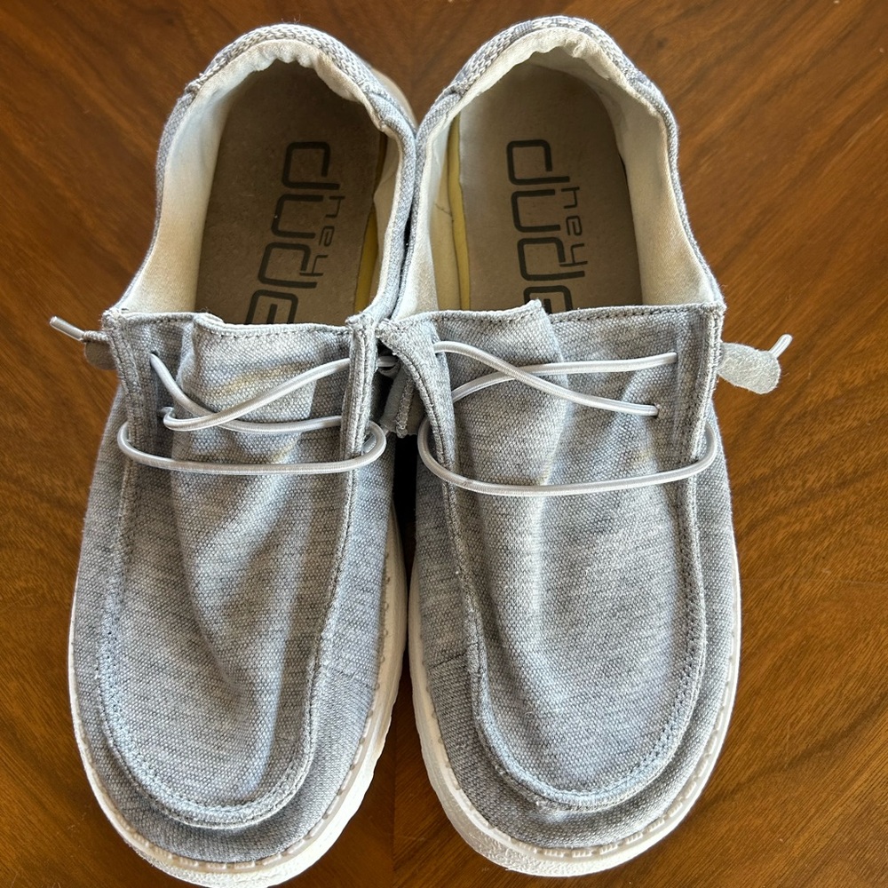 Hey Dude Glacier Gray Wendy Loafers